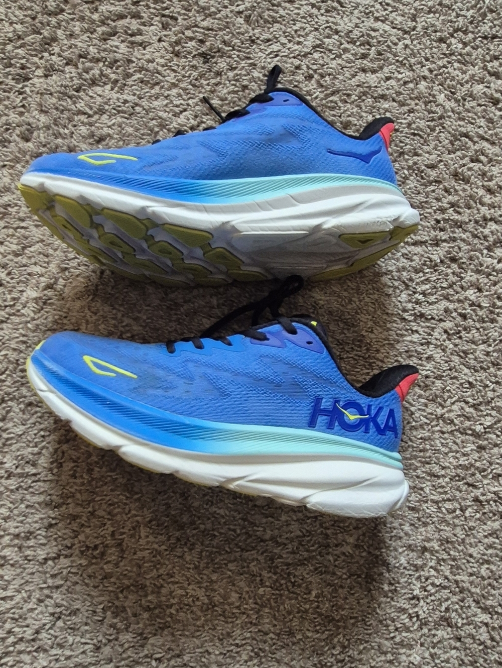 Hoka Mens Clifton 9 Men's Size 10 - Picture 6 of 13
